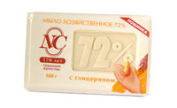 Мыло Невская косм. 180г. Хоз. 72% с глицерином (уп.4) (36)