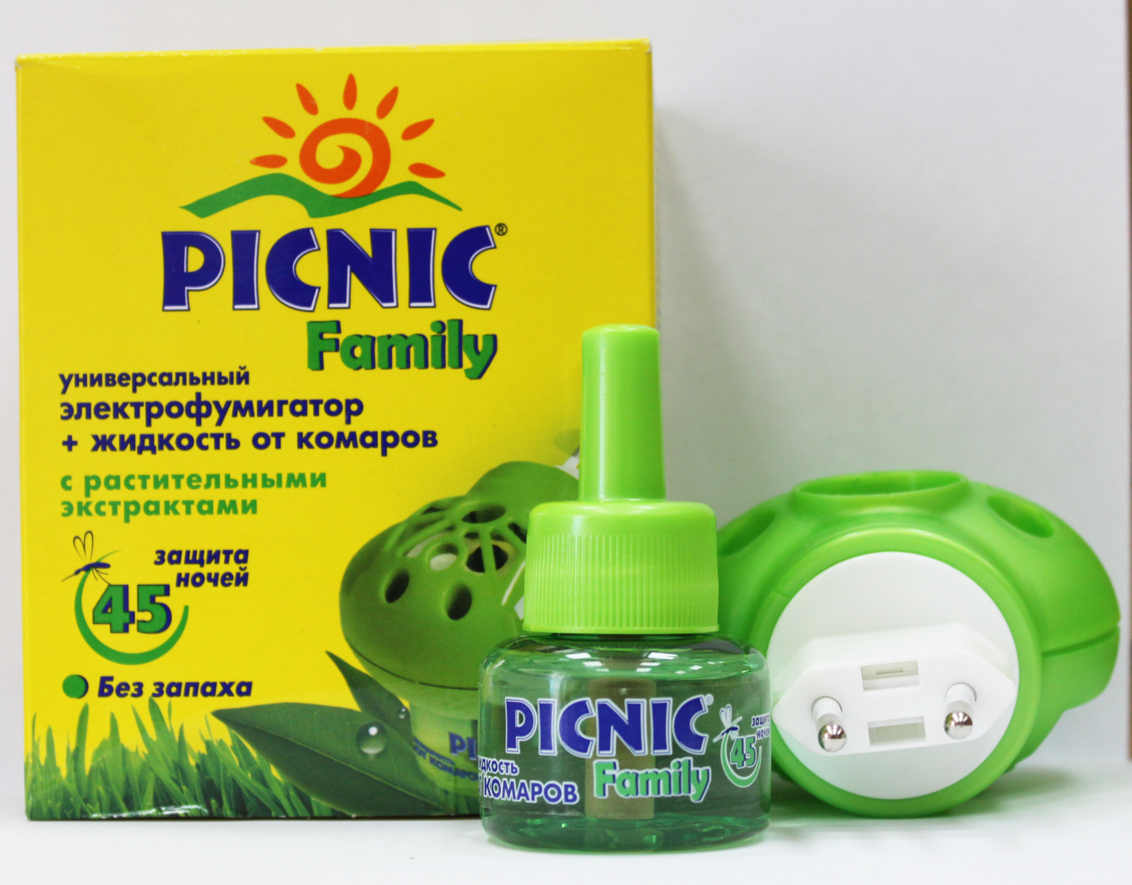 Жидкость от комаров Picnic Family 30мл. + Электрофумигатор
