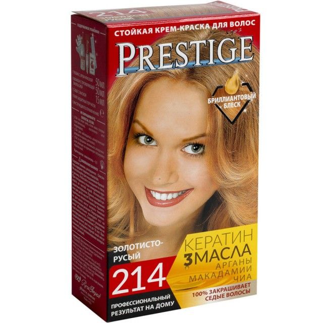 Краска д/волос PRESTIGE 214 Золотисто-русый