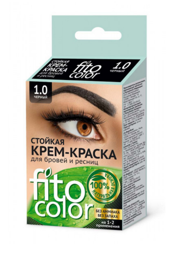 Краска д/бровей и ресниц Fitocolor 1.0 Черный (24)