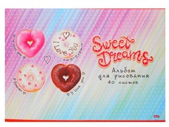 Альбом д/рис. 40л. ТМ"Profit" Яркие пончики