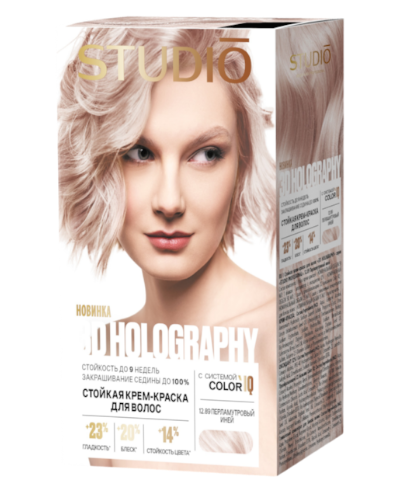 Краска д/волос Studio 3D Color`IQ 12.89 Перламутровый иней (6)