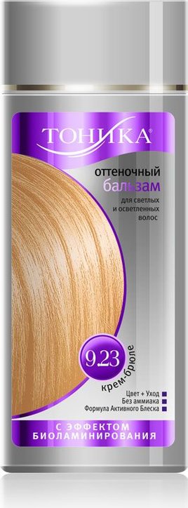 Оттеночный бальзам Тоника Биоламинирование 9.23 Крем-брюле (6)