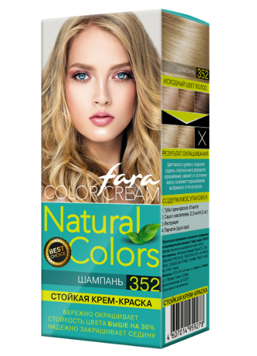 Краска д/волос ФАРА Natural Colors 352 Шампань (6)