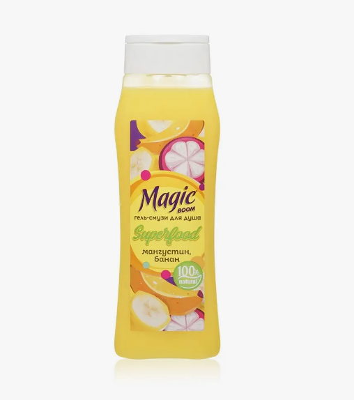 Гель для душа Magic Boom 400мл. Мангустин банан (12)