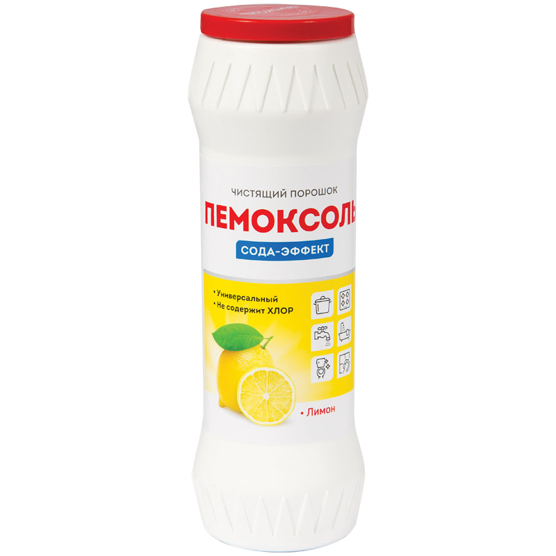 Ср-во OfficeClean Пемоксоль 400мл. Лимон Сода-эффект порошок