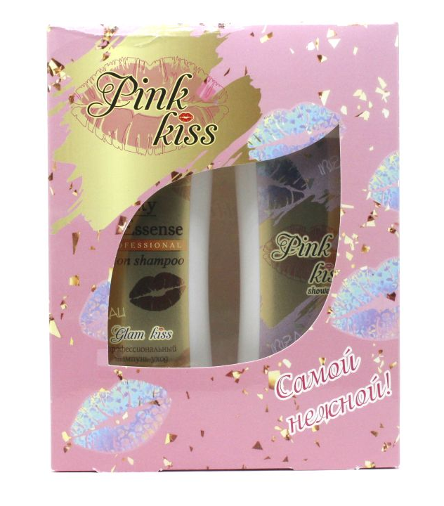 ПН/ЖЕН. PINK KISS (Шампунь 300мл+Гель/душ 300мл.) (10)