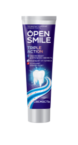 Зубн.паста Весна 50г. Open Smile Triple Action Свежесть 8149 (36)