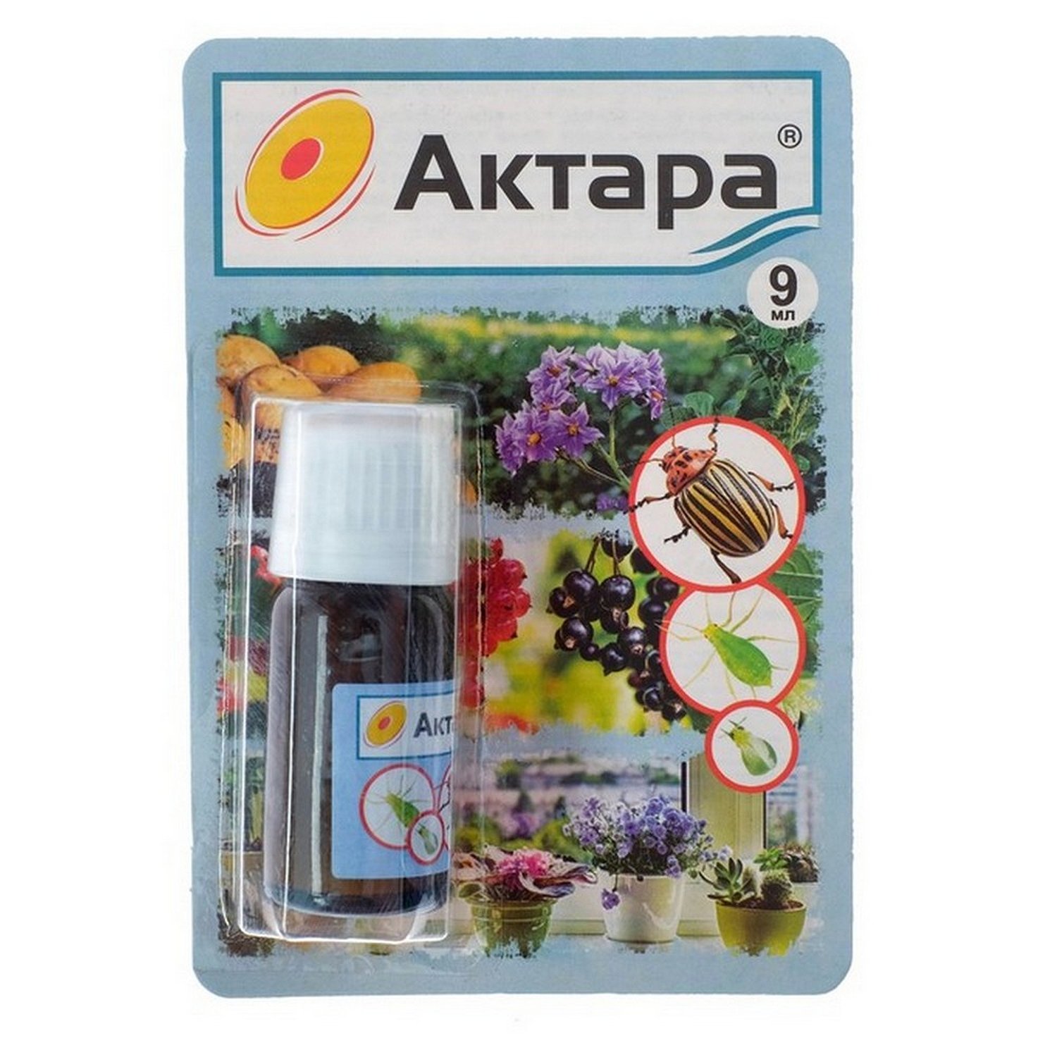 Инсектицид от почв.вред-ей Актара 9мл. (уп.100)