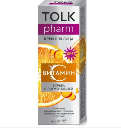 Крем Весна 40мл. д/лица TOLK PHARM Витамин С 2719 (24)