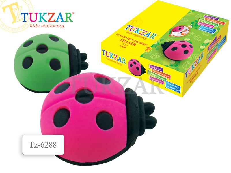 Ластик Tukzar Ladybug фигурный 3х2.4x1.5 (уп.24шт.)