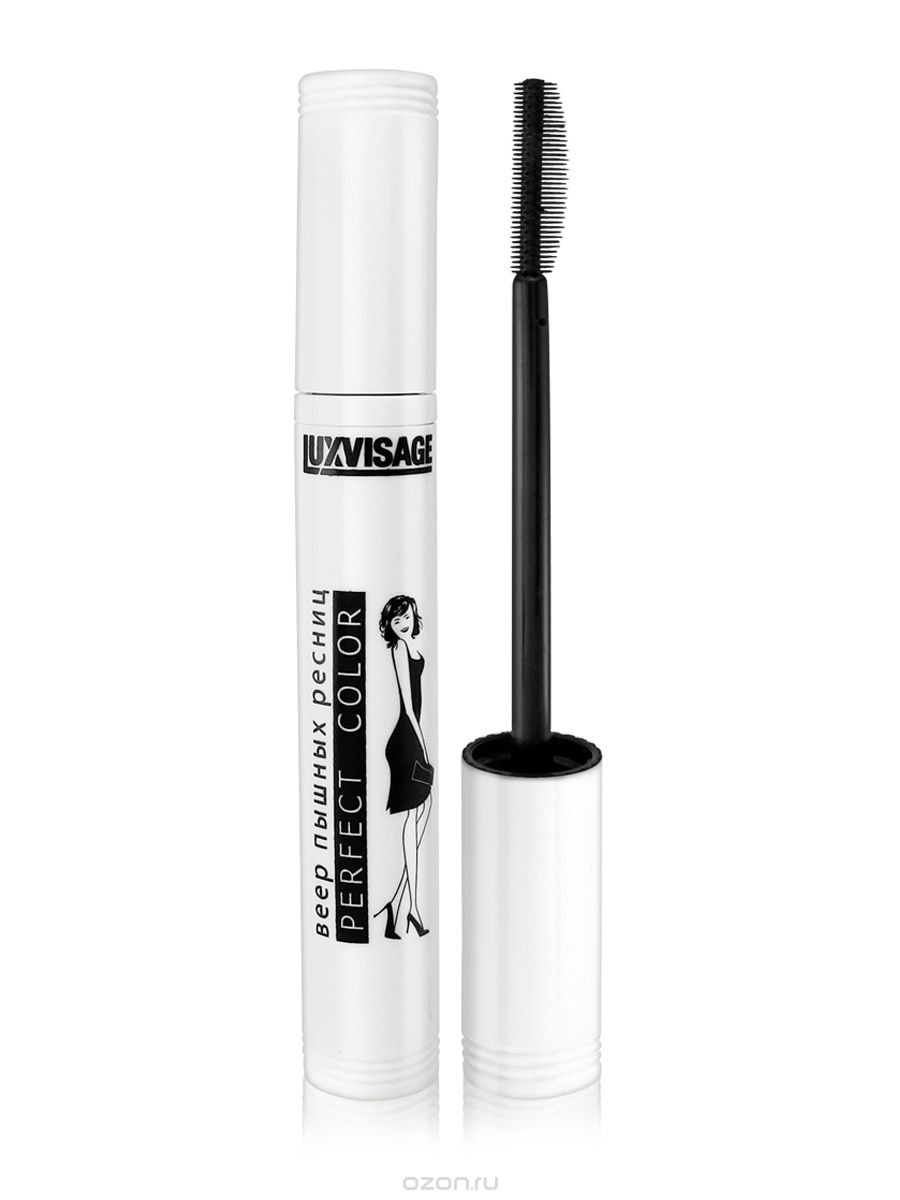 Тушь для ресниц LUX visage "PERFECT COLOR"  Веер пышных ресниц K170 9г