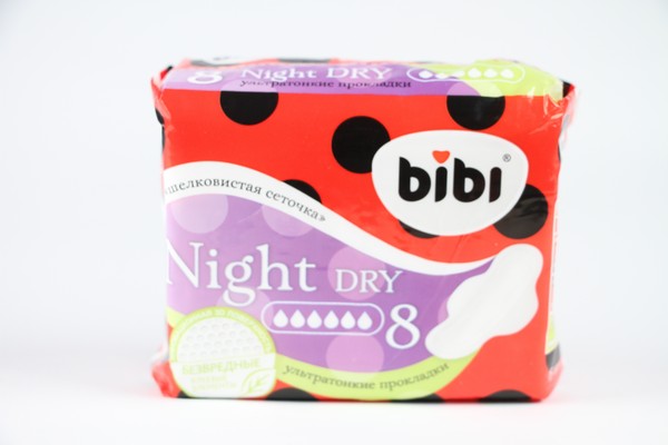 Прокладки BiBi Super Night Dry 7шт.