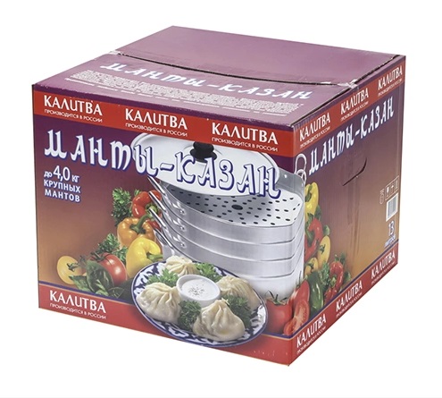 Мантоварка 13.0л Калитва 3сетки 3,6кг. Сплав А5 18133