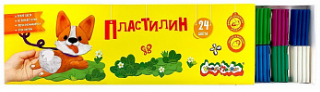 Пластилин 24цв. Каляка-Маляка 360гр. мягкий 3+