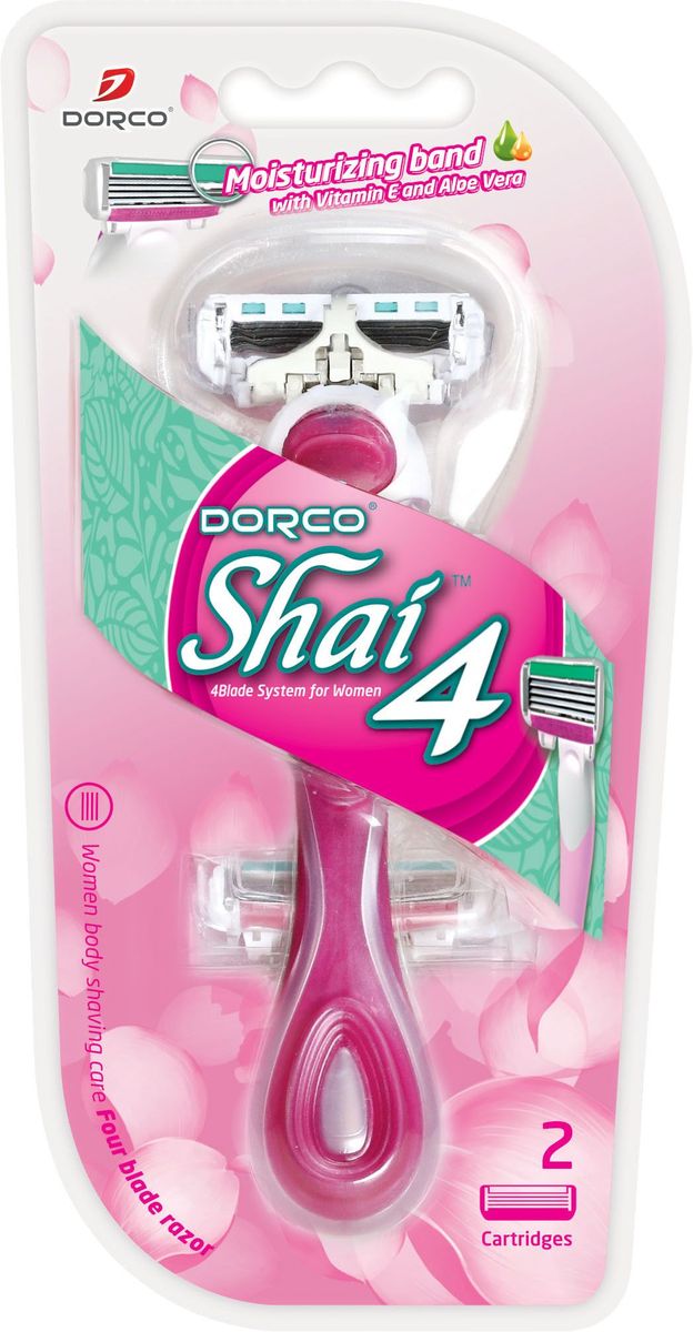 Станки Dorco Shai 4 + 2 кассеты