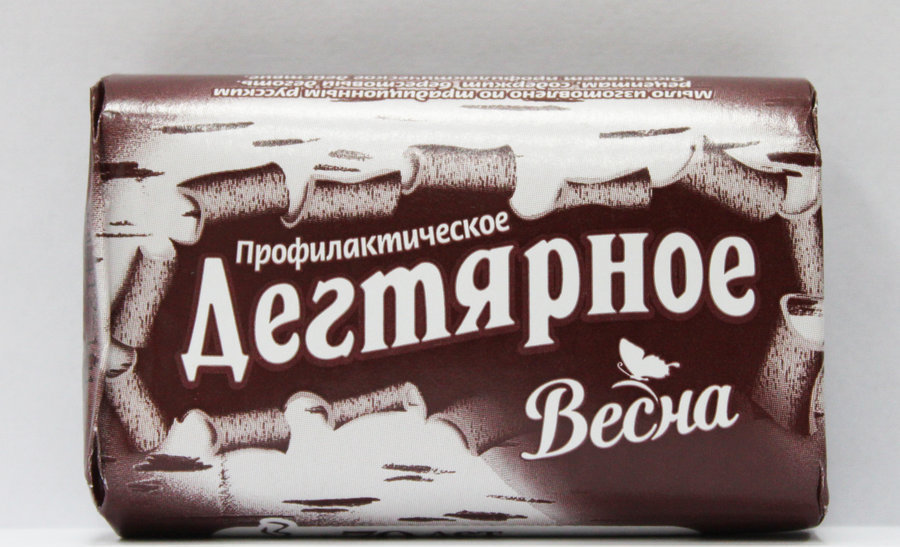 Мыло Весна 90г. Дегтярное 1784/6260 (уп.6) (72)