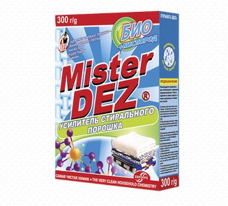 Ср-во Mister DEZ 300г. Усилитель стир.порошка БИО+Кислород