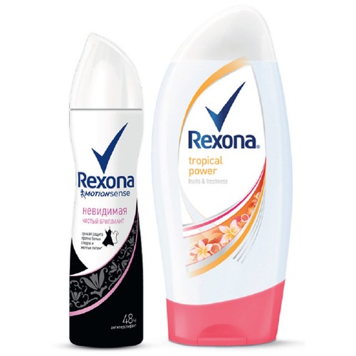 ПН/ЖЕН. Rexona (Дез.тверд. 40мл.+Гель д/д 250мл.)