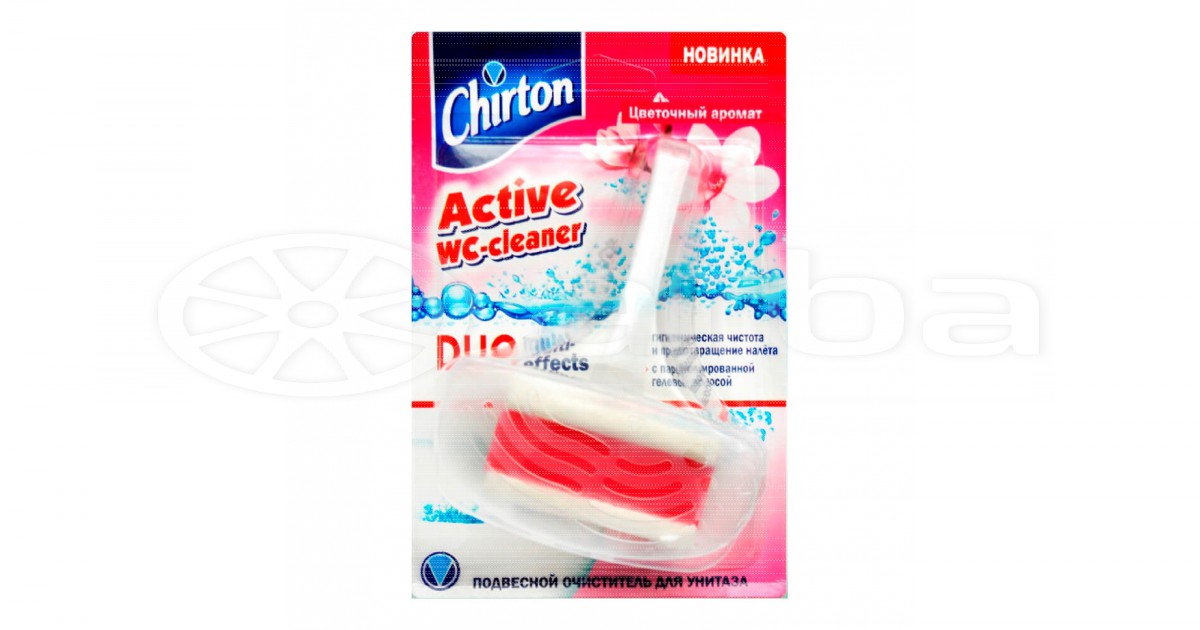 Освежитель для унитаза Chirton 40г. Подвес Цв.аромат