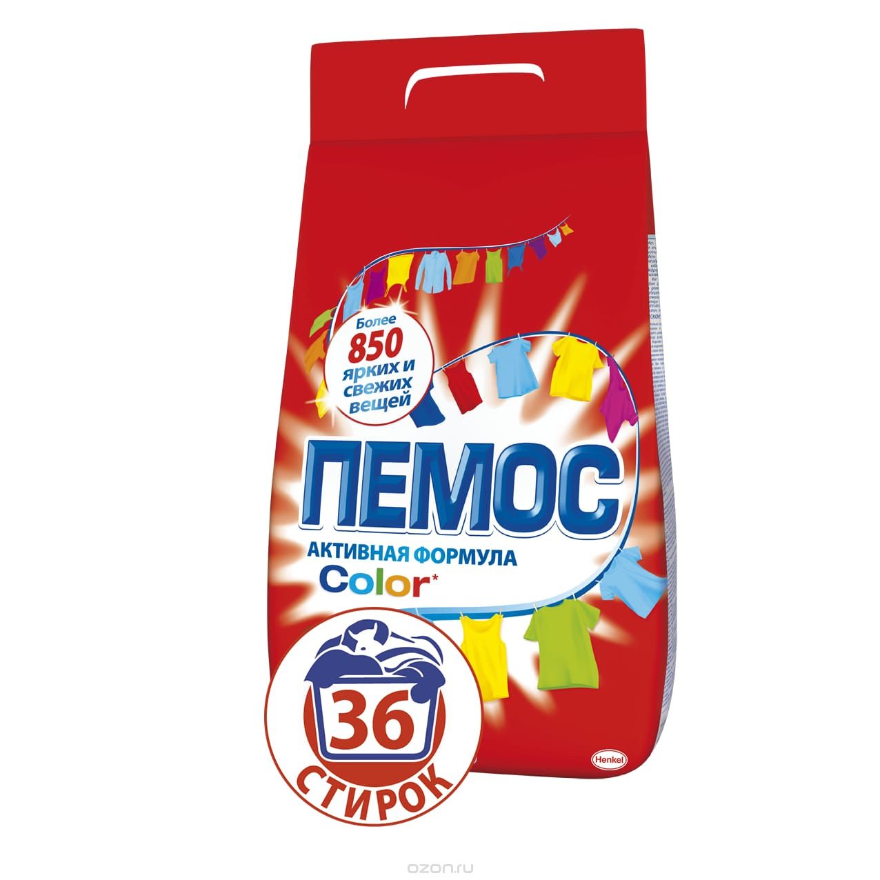 Стир.порошок Пемос авт. 5,5кг. Колор