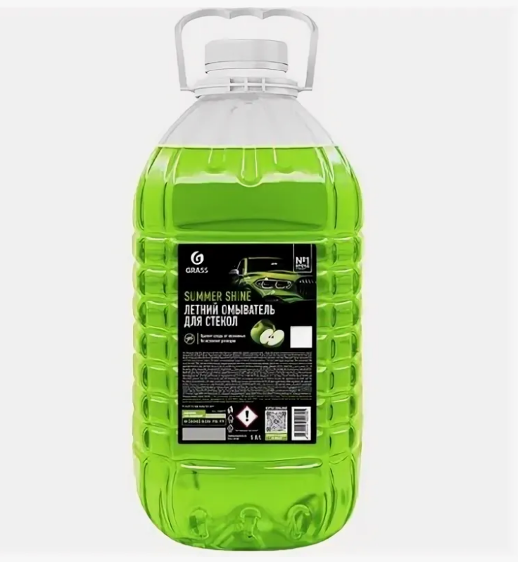 Жидкость стеклоомывающая Grass 5л. Summer Shine Яблоко
