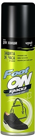 Крем для обуви Foot ON 230мл. черная Краска д/замши
