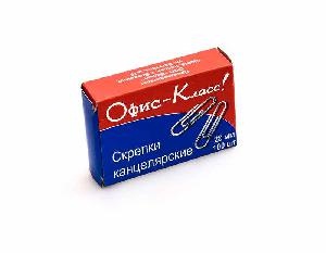 Скрепки 22мм/100шт. Офис Класс