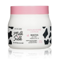 Маска д/волос DELICARE 500мл. Milk&Silk увлажнение и блеск (8)