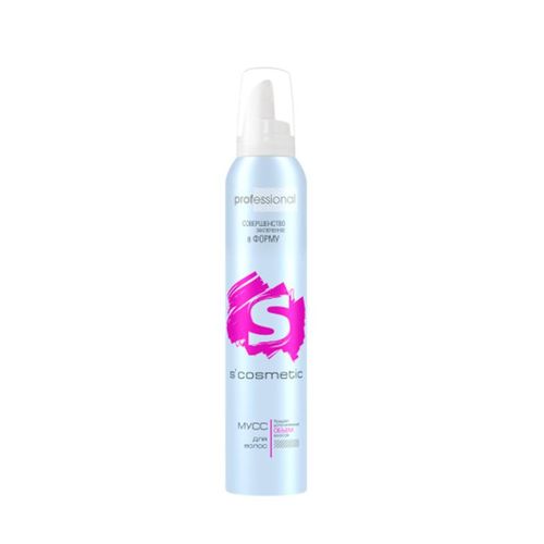 Мусс д/волос S'cosmetic 200мл. Объем (24)