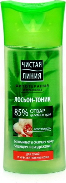 Лосьон-тоник Чистая линия 100мл. д/сух. чувств. кожи Лепестки роз (20)