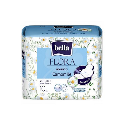 Прокладки Белла Панти Флора 10шт. Camomile (с экст. ромашки) (36)