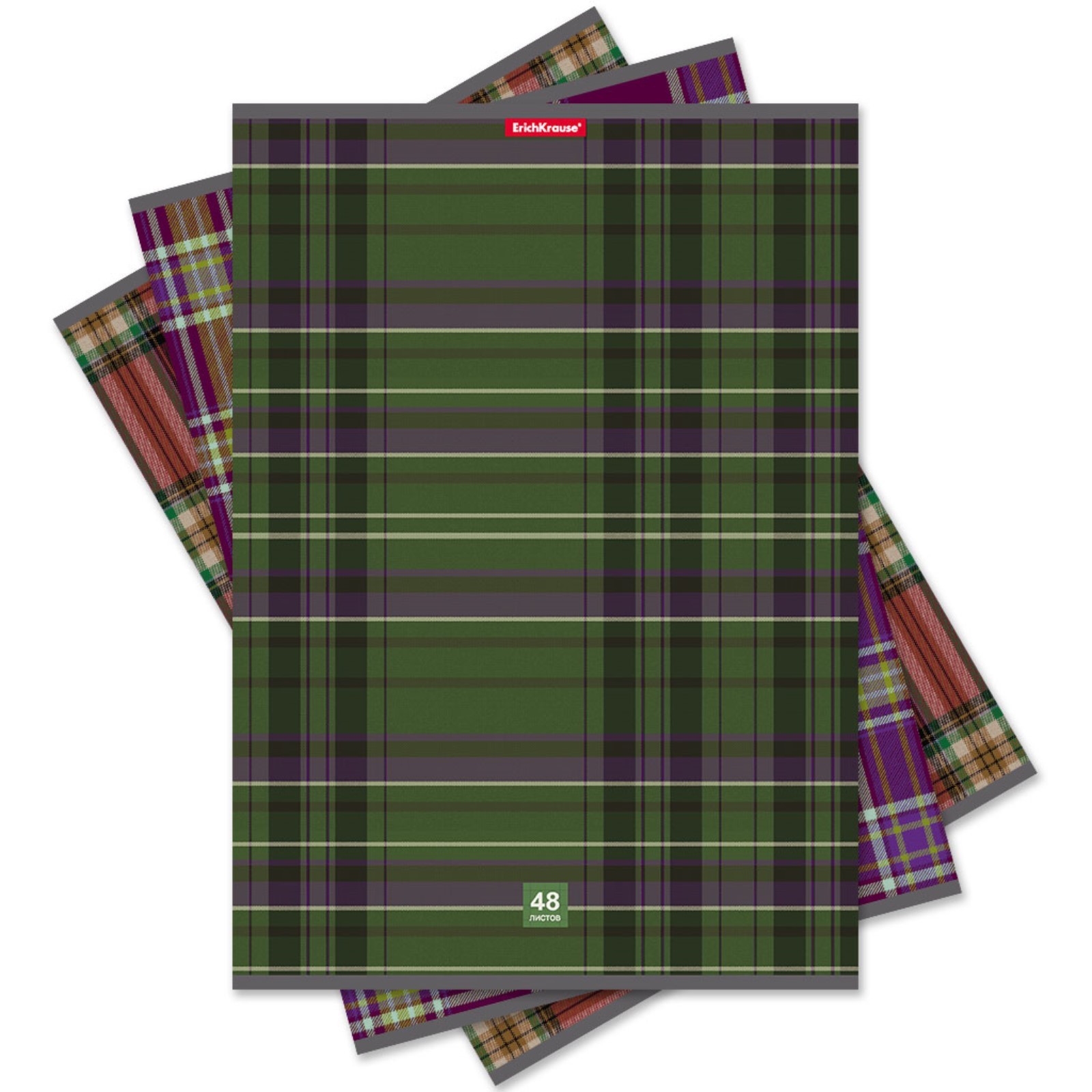 Тетрадь А4 48л. КЛ. Erich Krause Scottish Cage MIX