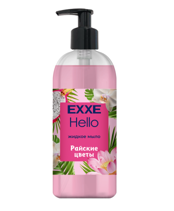 Мыло жидк. EXXE 500мл. Hello Райские цветы (12)