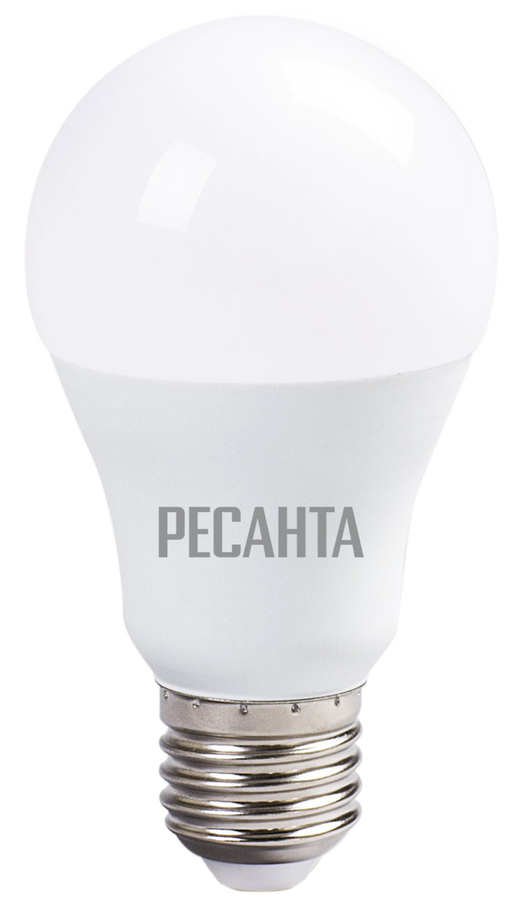 Лампа светодиодная Ресанта LL-R-A60-13W-230-4K-E27 груша