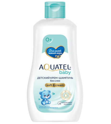 Шампунь Aquatel 280мл. baby хлопковое молочко (16)