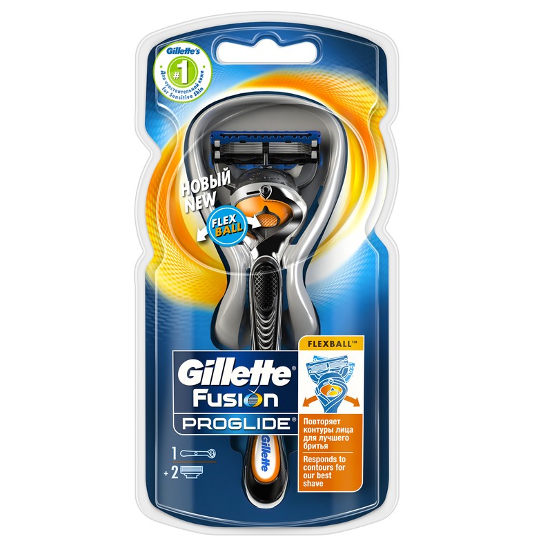 Станки Gillette Fusion ProGlide Flexball с 1 касетой