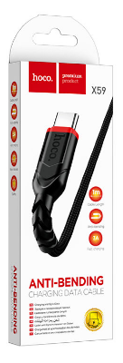 Кабель USB Type-C 1м 3А черный X59 HOCO