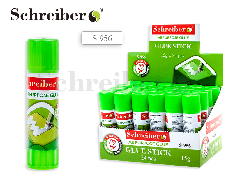 Клей карандаш 15 гр. Schreiber (24)