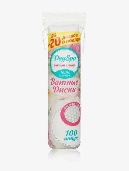 Ватные диски Day Spa 100шт. прошитые (35)