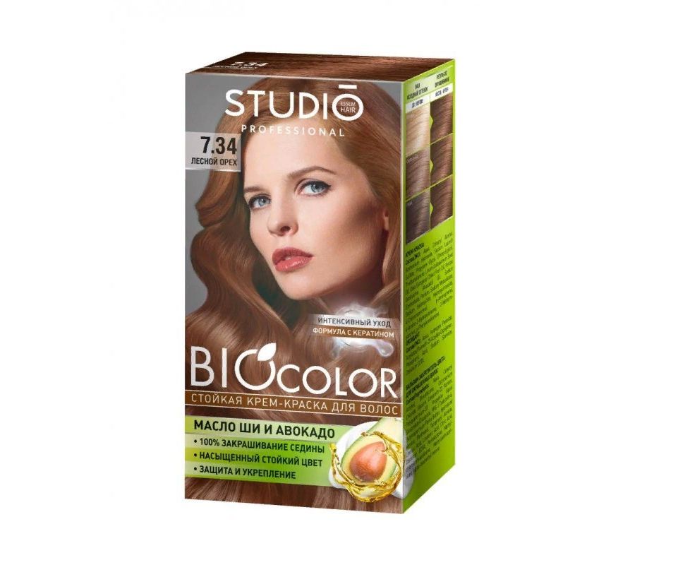 Краска д/волос Biocolor 7.34 Лесной орех