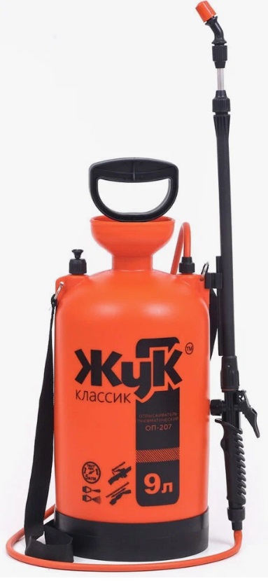Опрыскиватель помповый 9л. Жук классик ОП-207