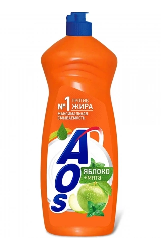 ЖМС AOS 900мл. Яблоко и мята (12)