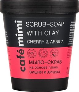 Мыло жидк. Cafe Mimi 220мл. скраб Вишня и арника