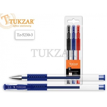 Набор гел. ручек 3цв. Tukzar Luminel 0.5 мм 130 мм (20)