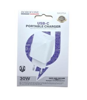 Сетевое зарядное устройство USB Type-C 3A 30W белый Borofone BAS75A