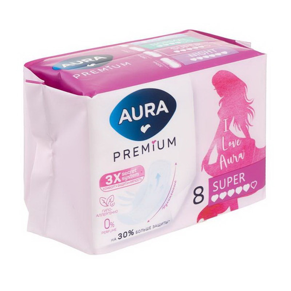 Прокладки AURA Super 8шт.