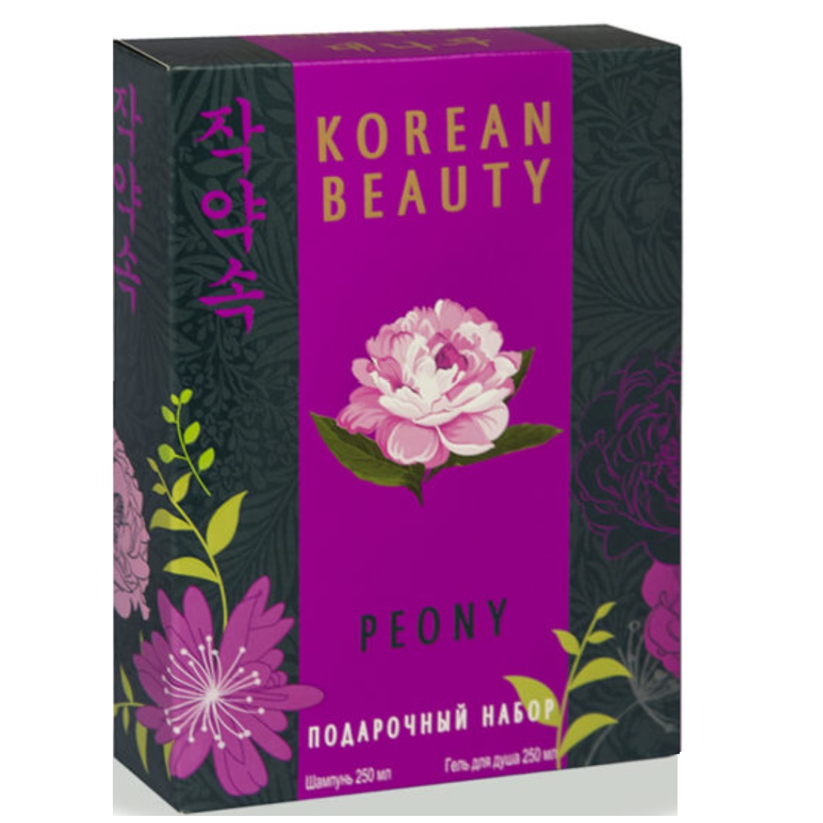 ПН/ЖЕН. Korean beauty №491 Peony (гель д/д 250мл.+Шампунь 250мл.)