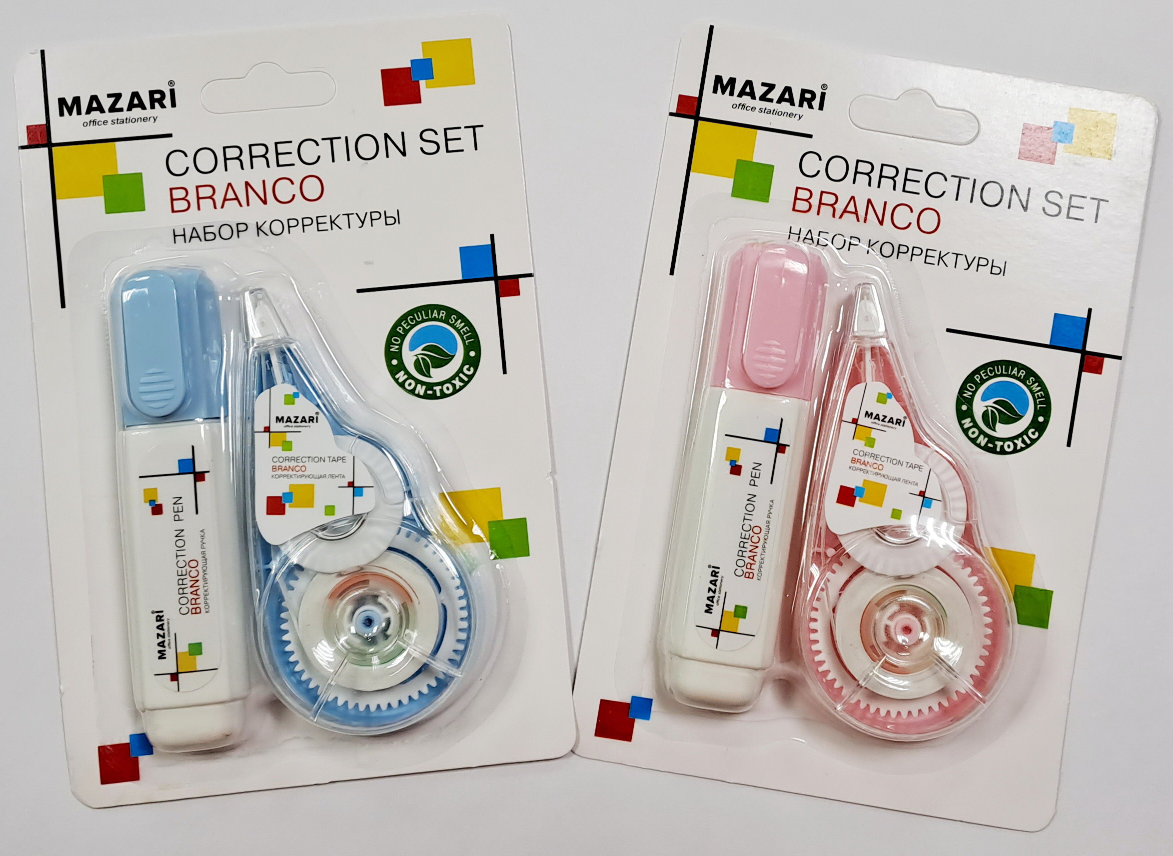 Корр.каранд. Mazari 12ml + корр. лента Branco (24)