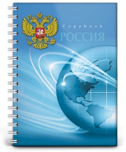 Зап. книга А5 100л. ПрофПресс на гребне